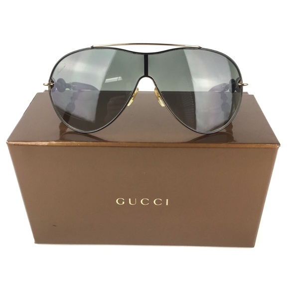 Gucci Accessories - Gucci Authentic Chain Link Aviator Sunglasses